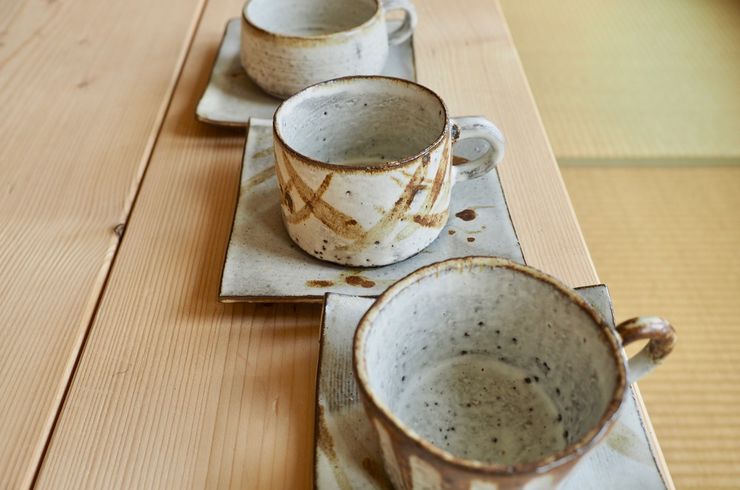 和風仕立てのカップ＆ソーサー