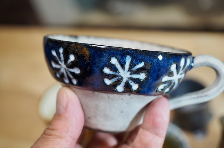 勝雪作 葡萄模様の陶器 勝雪作 葡萄模様の陶器 勝雪作 葡萄模様の陶器 勝雪