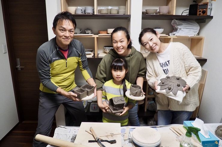 ご家族で陶芸体験