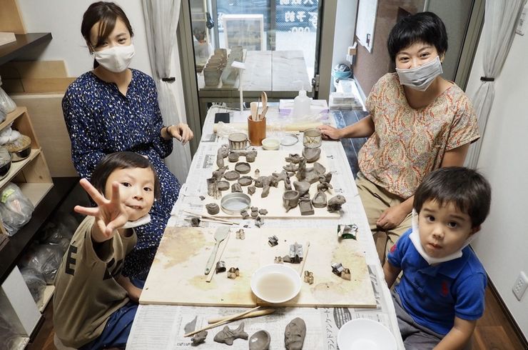 親子で陶芸体験