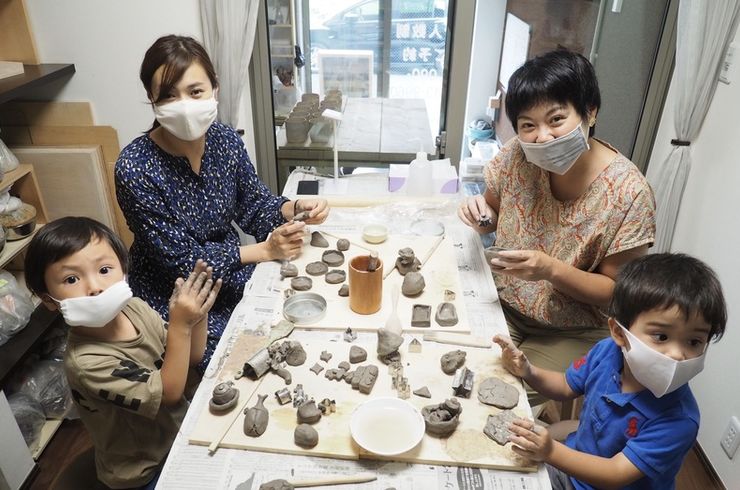 親子で陶芸体験