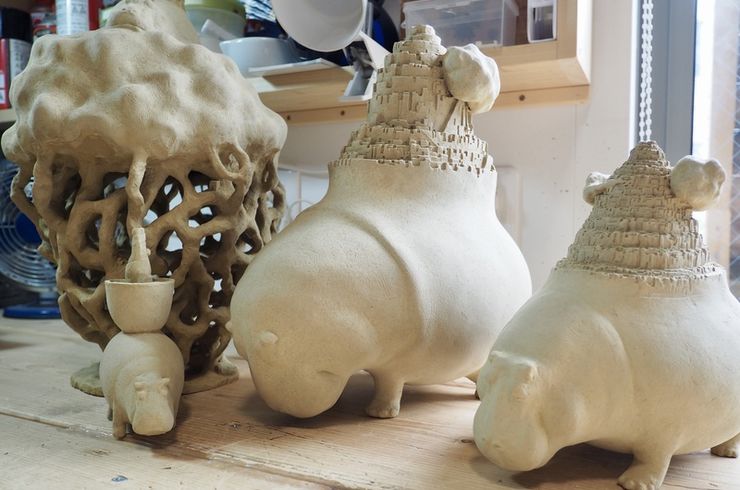 小嶋亜創 焼締大平鉢　生活工芸 小嶋亜創 焼締大平鉢 生活工芸 【公式通販】