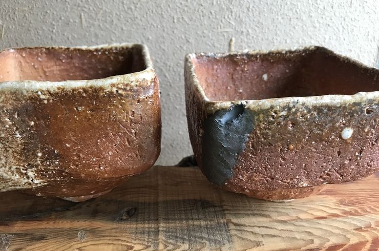 四角い茶碗を作る