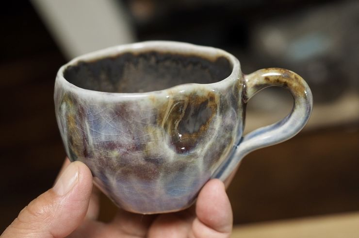 手作りコーヒーカップ