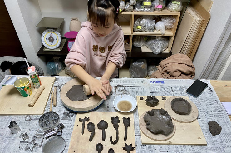 年末は陶芸体験