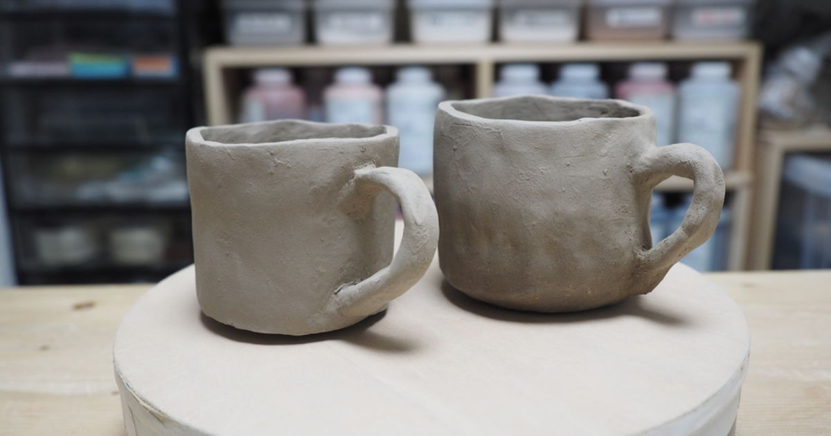 さいたま市陶芸体験【初めてマグカップを作る】